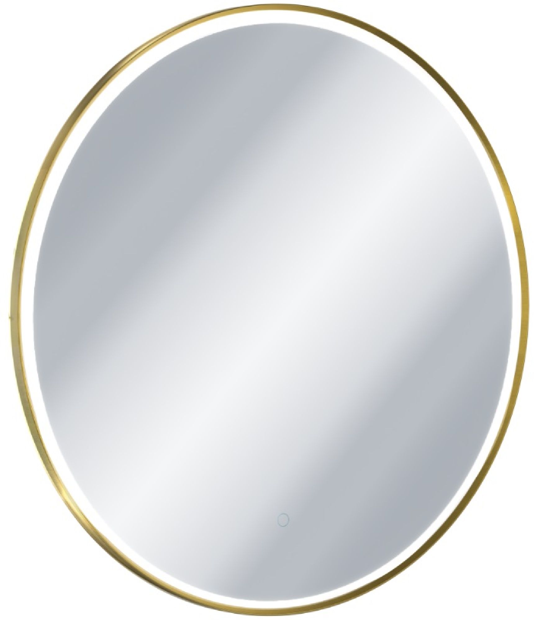 Excellent Corido Spiegel 80x80 cm rund mit Beleuchtung mit Spiegelheizung gold DOEX.CO080.GB