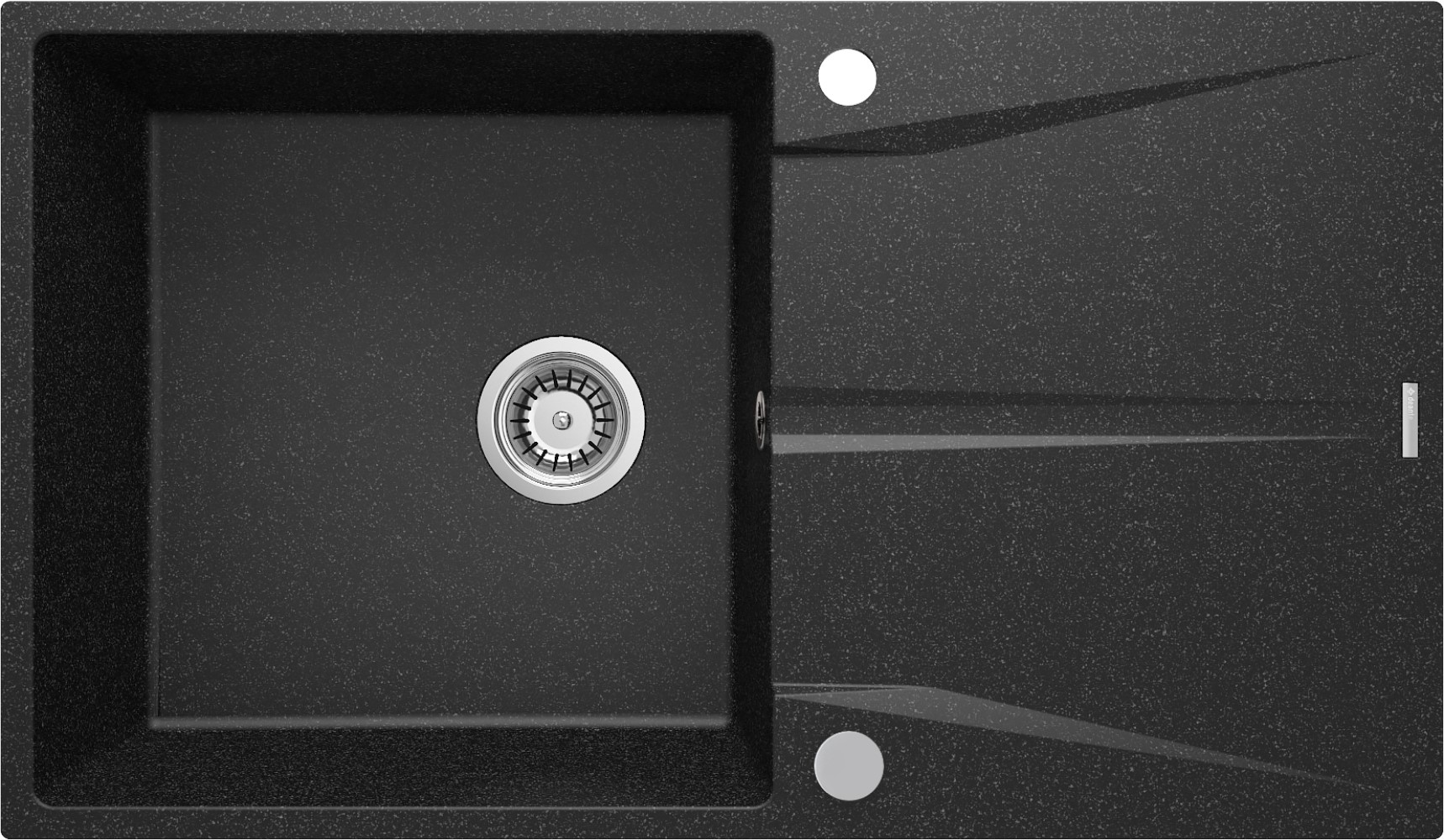 Deante Corio Granitspüle 86x50 cm grau/graphit/onyx ZRC_211A