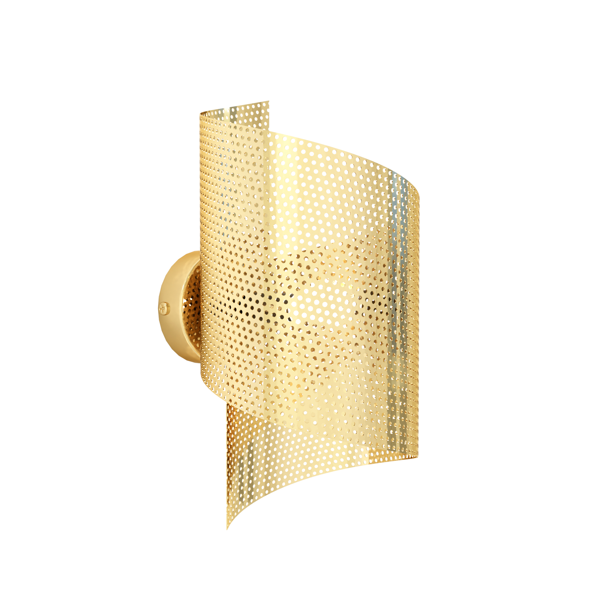 Emibig Spiral Leuchter 1x8 W gold 1359/1