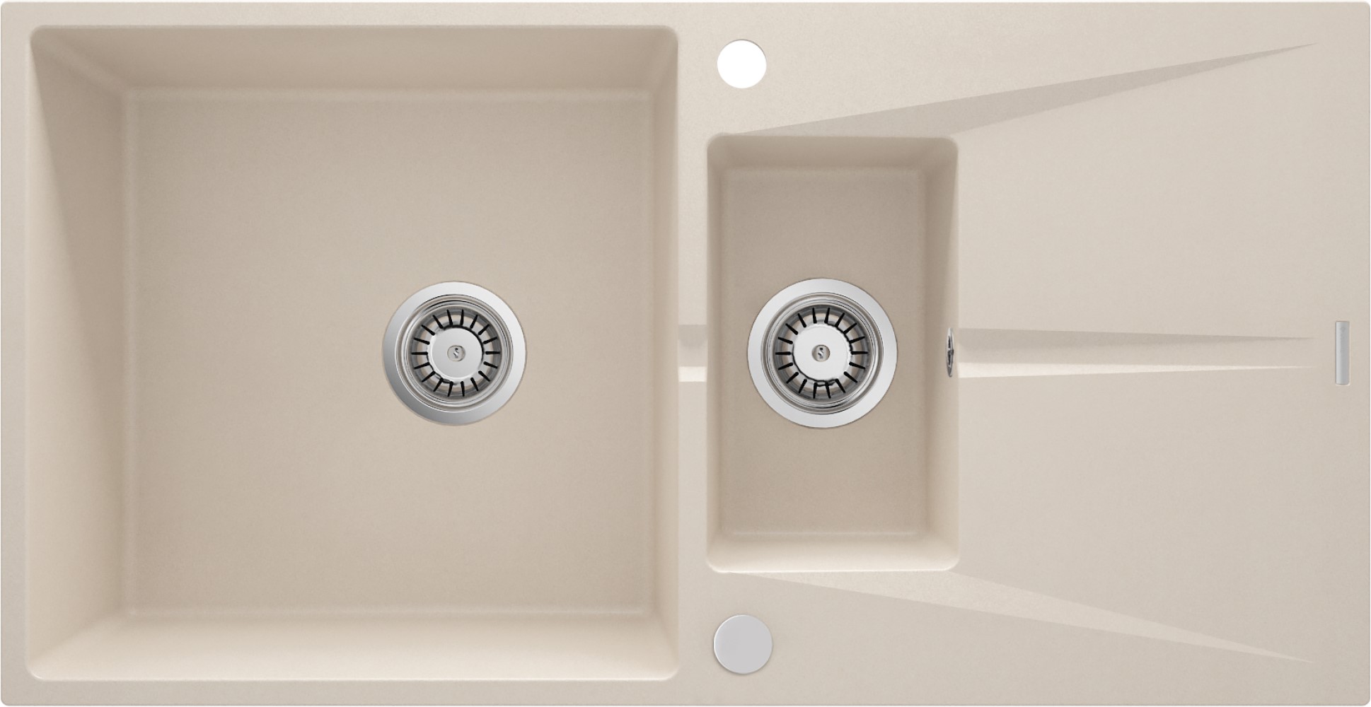 Deante Corio granitspüle 97x50 cm beige ZRC_5513