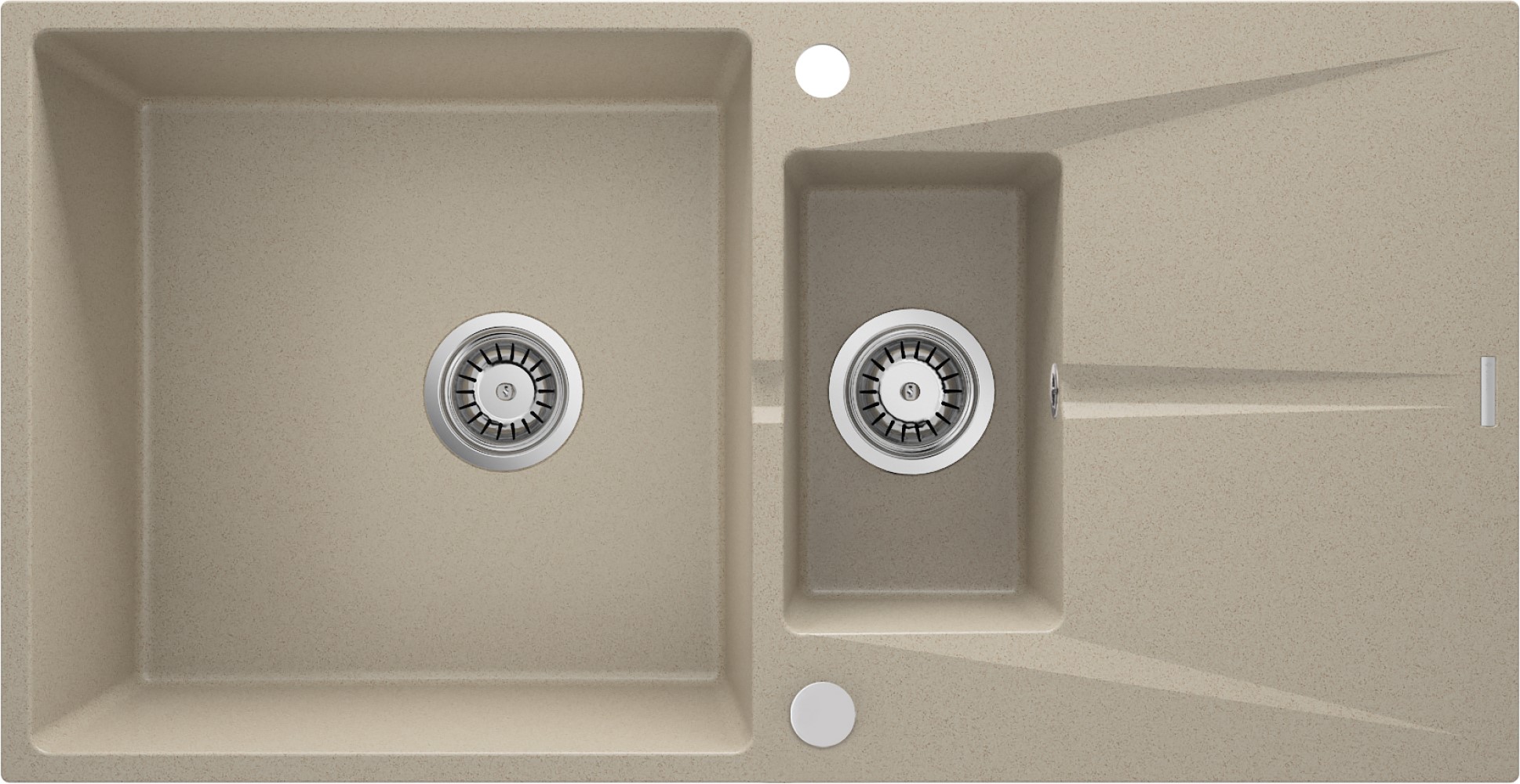 Deante Corio granitspüle 97x50 cm beige ZRC_7513