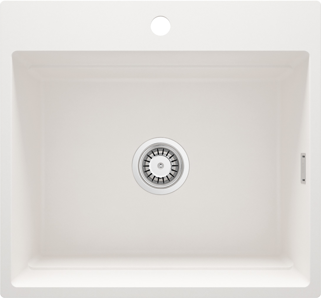 Deante Magnetic granitspüle 56x52 cm weiß ZRM_A10A