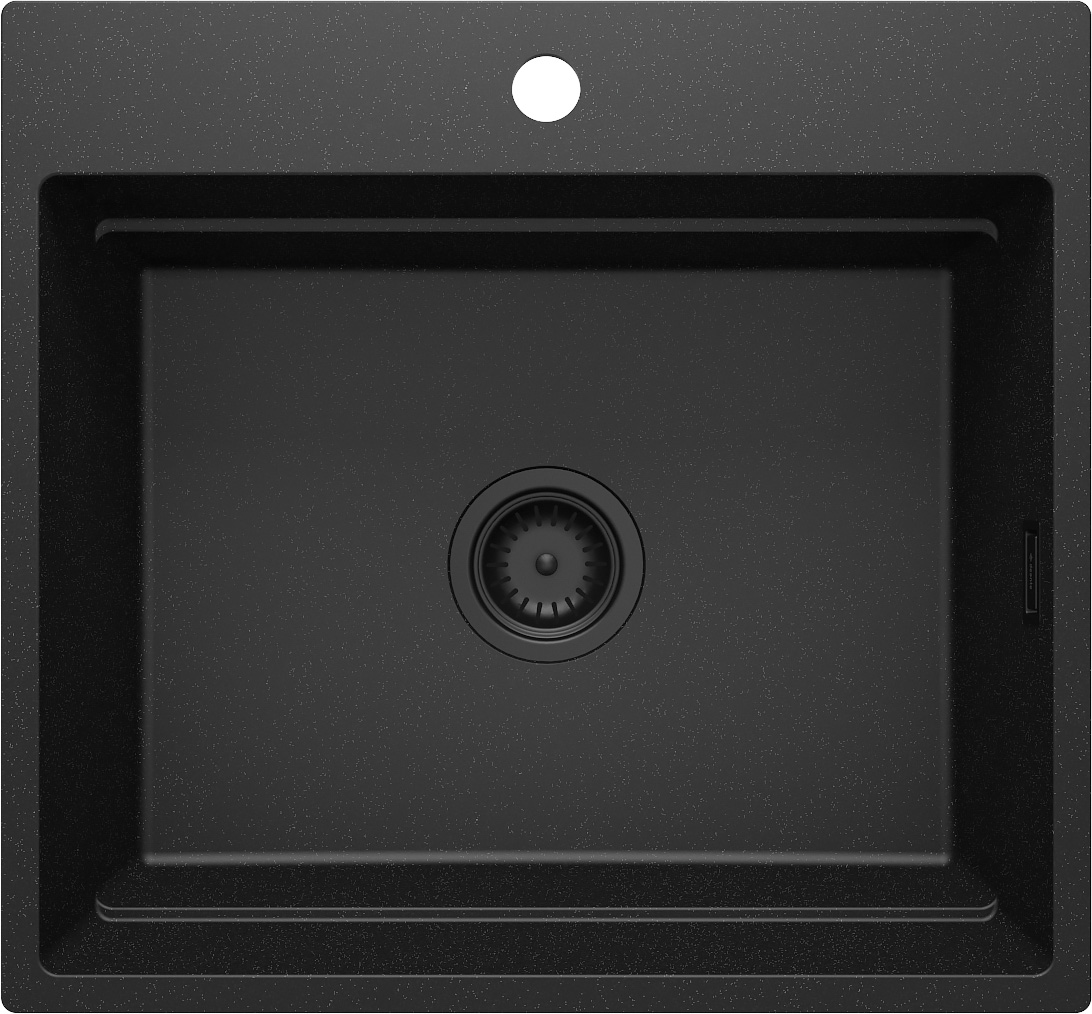 Deante Magnetic Granitspüle 56x52 cm grau/graphit/onyx ZRM_G10A