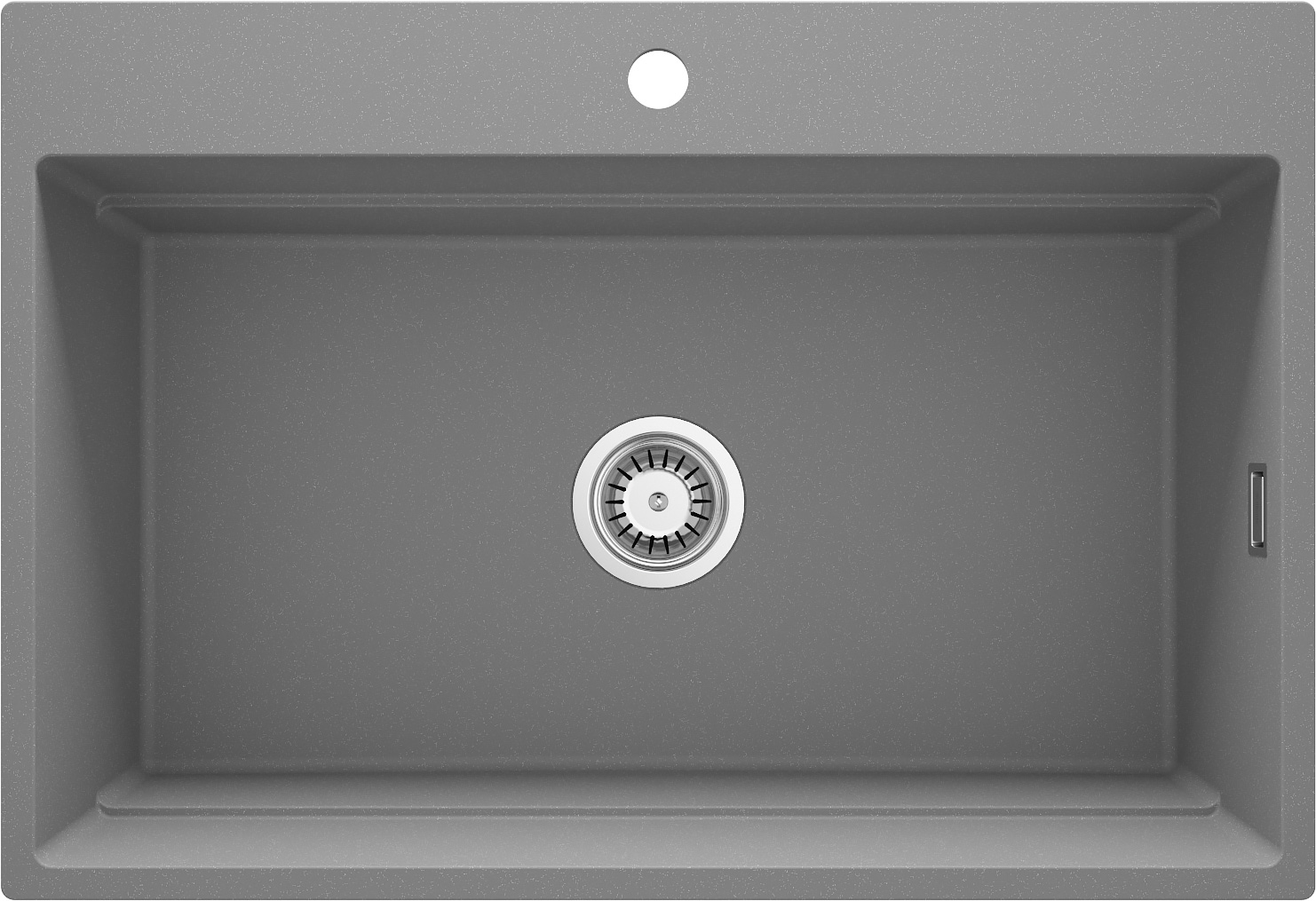 Deante Magnetic granitspüle 76x52 cm grau/graphit/onyx ZRM_S10B