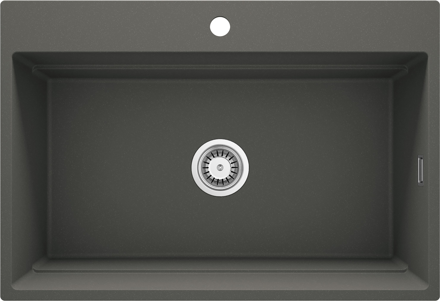 Deante Magnetic granitspüle 76x52 cm anthrazit ZRM_T10B