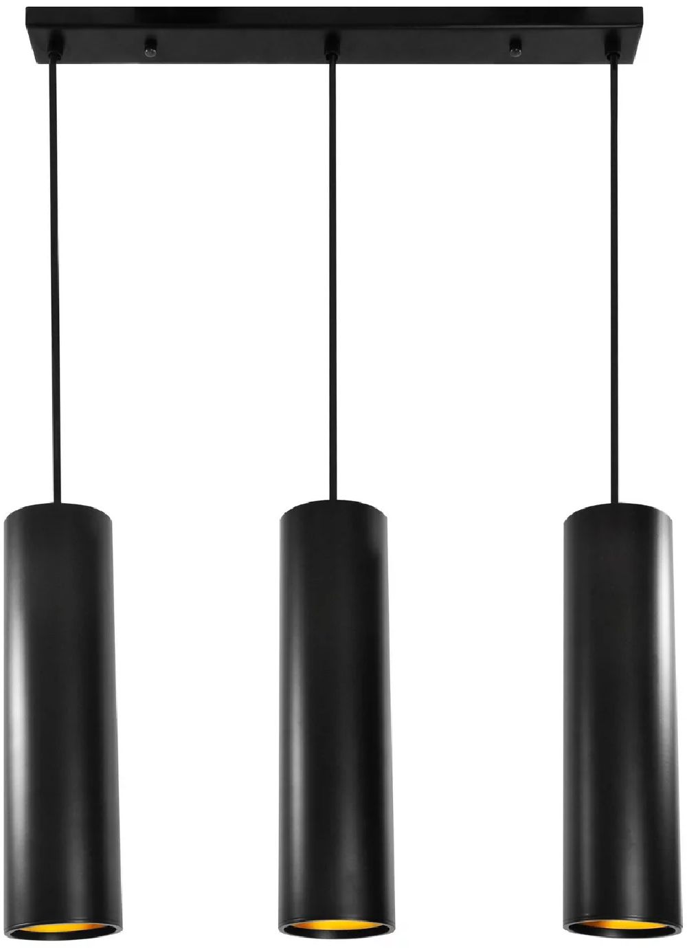 Goldlux Lati Pendelleuchte 3x8 W schwarz 307583