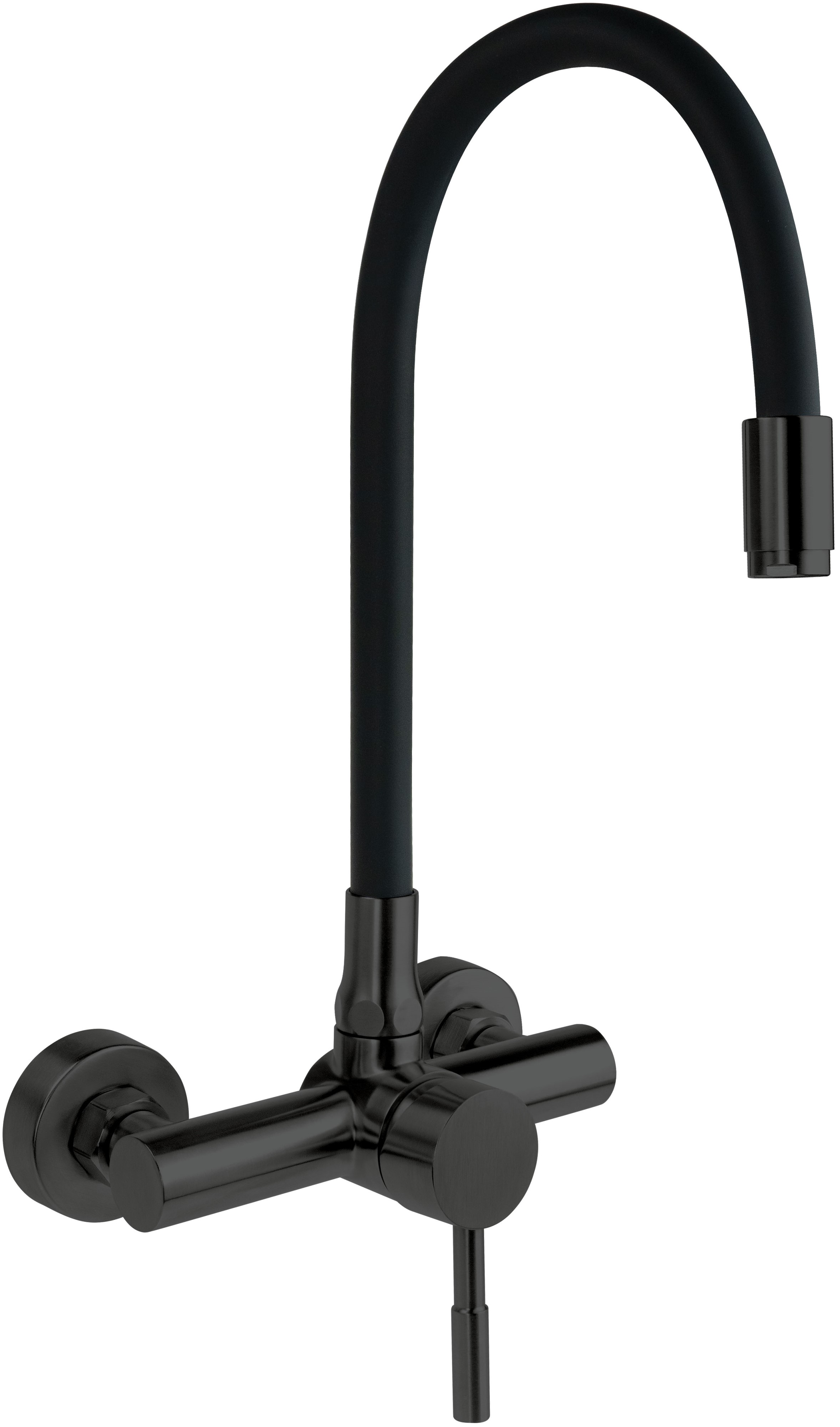 Deante Luno Küchenarmatur Wandmontage schwarz BOC_N80M
