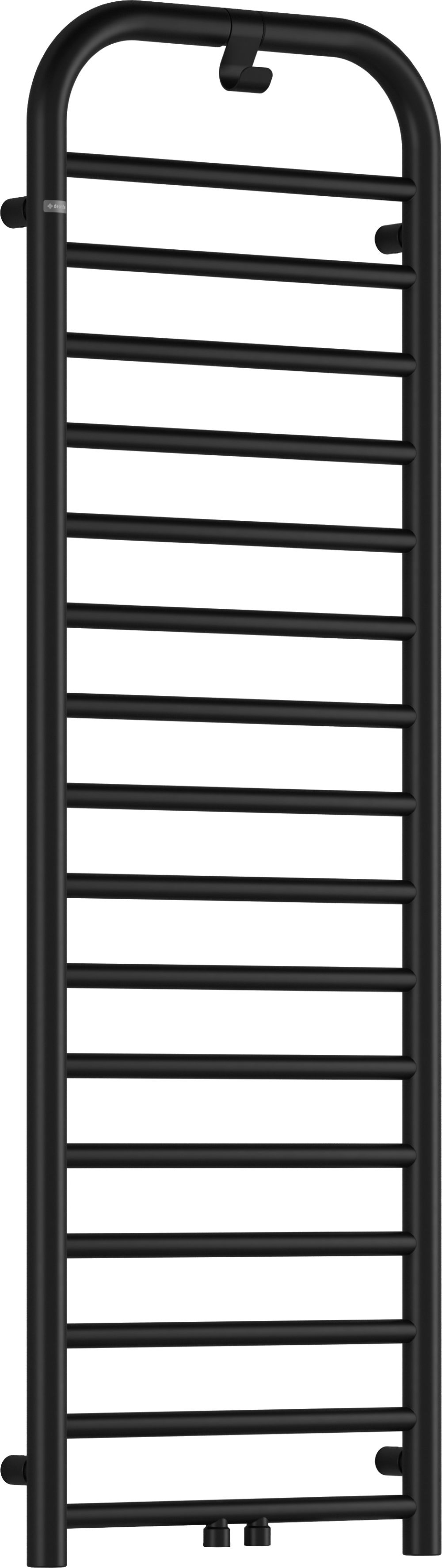 Deante Silia Badezimmerheizkörper Leiter 157x50 cm schwarz AGI_NG51