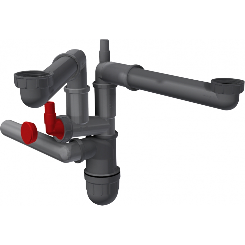 Franke Grey Line Siphon für Waschbecken 112.0551.365