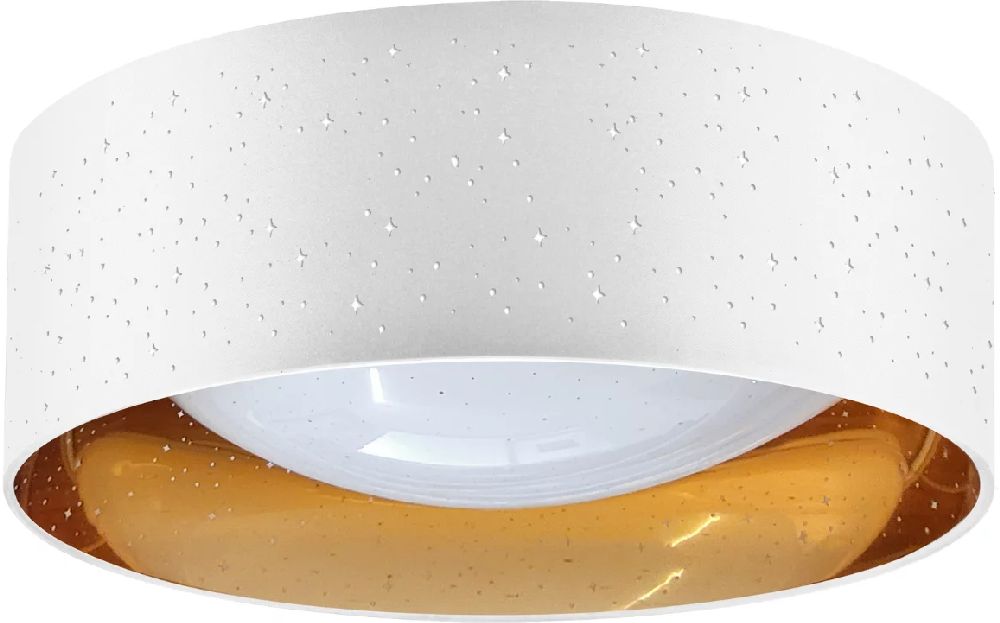 Goldlux Tuluza Decke 1x18 W weiß 323163