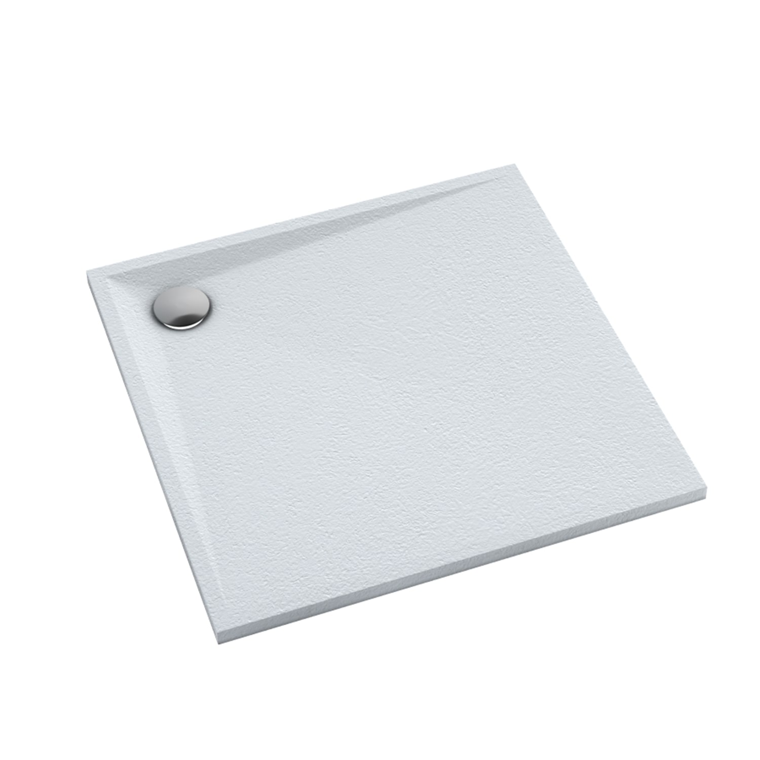 Schedline Libra White Stone Quadratische Duschwanne 90x90 cm weiß 3SP.L1K-9090/B/ST