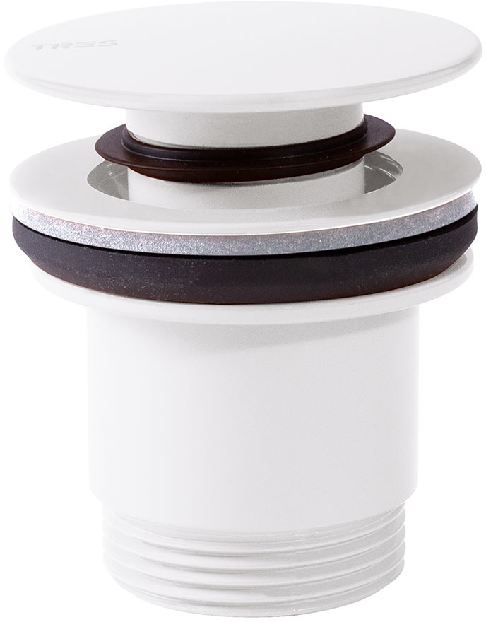 Tres Simple Waschbeckenstöpsel weiß 24284001BM