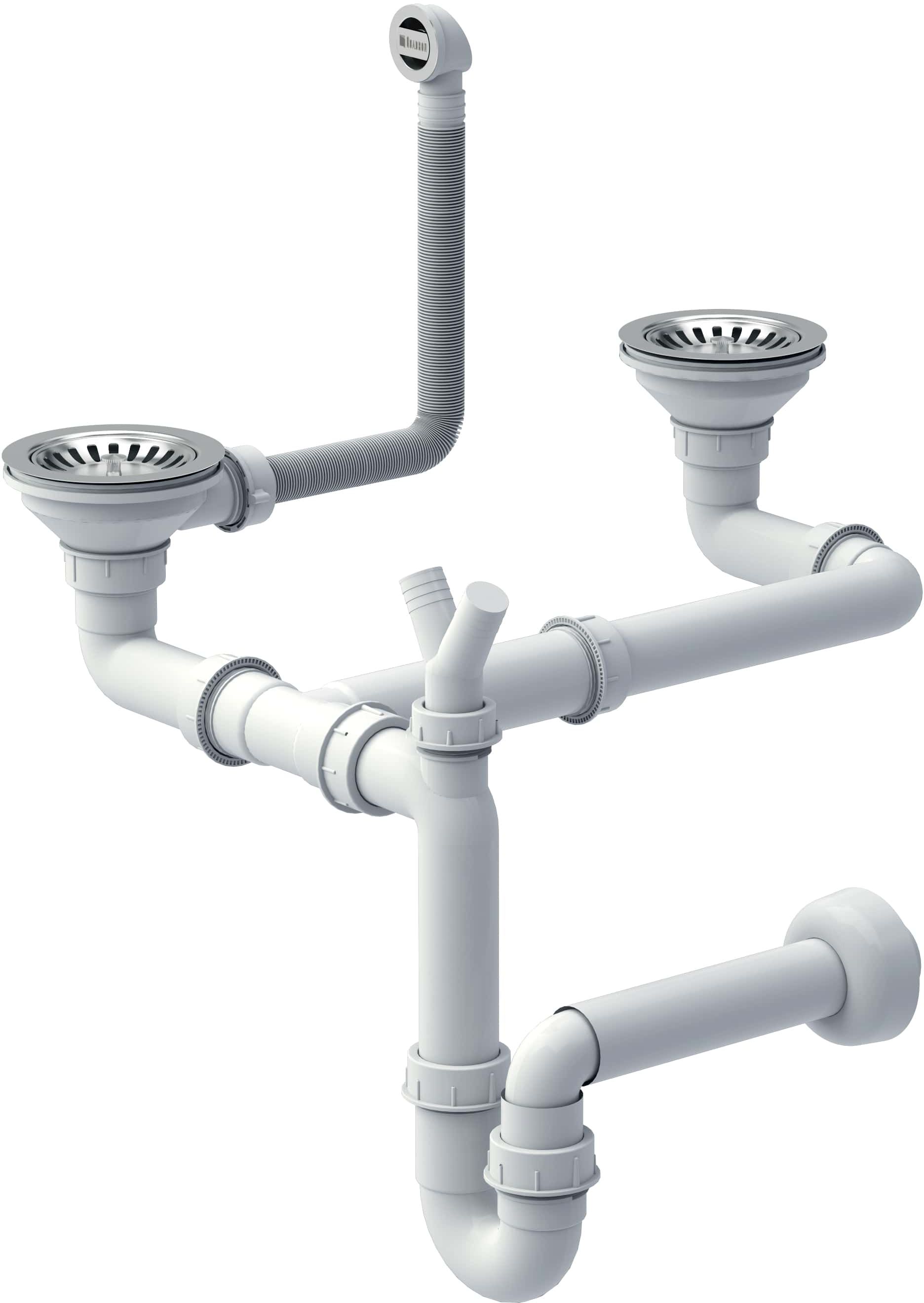 Quadron Save Space Siphon für Waschbecken M2SSDG4