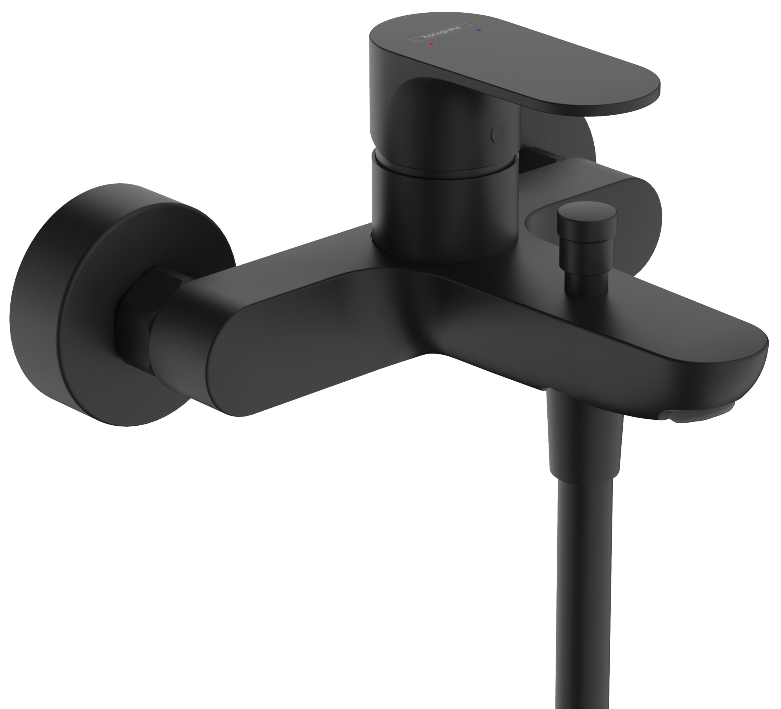 Hansgrohe Rebris S Badewannen- und Duscharmatur Wandmontage schwarz 72440670