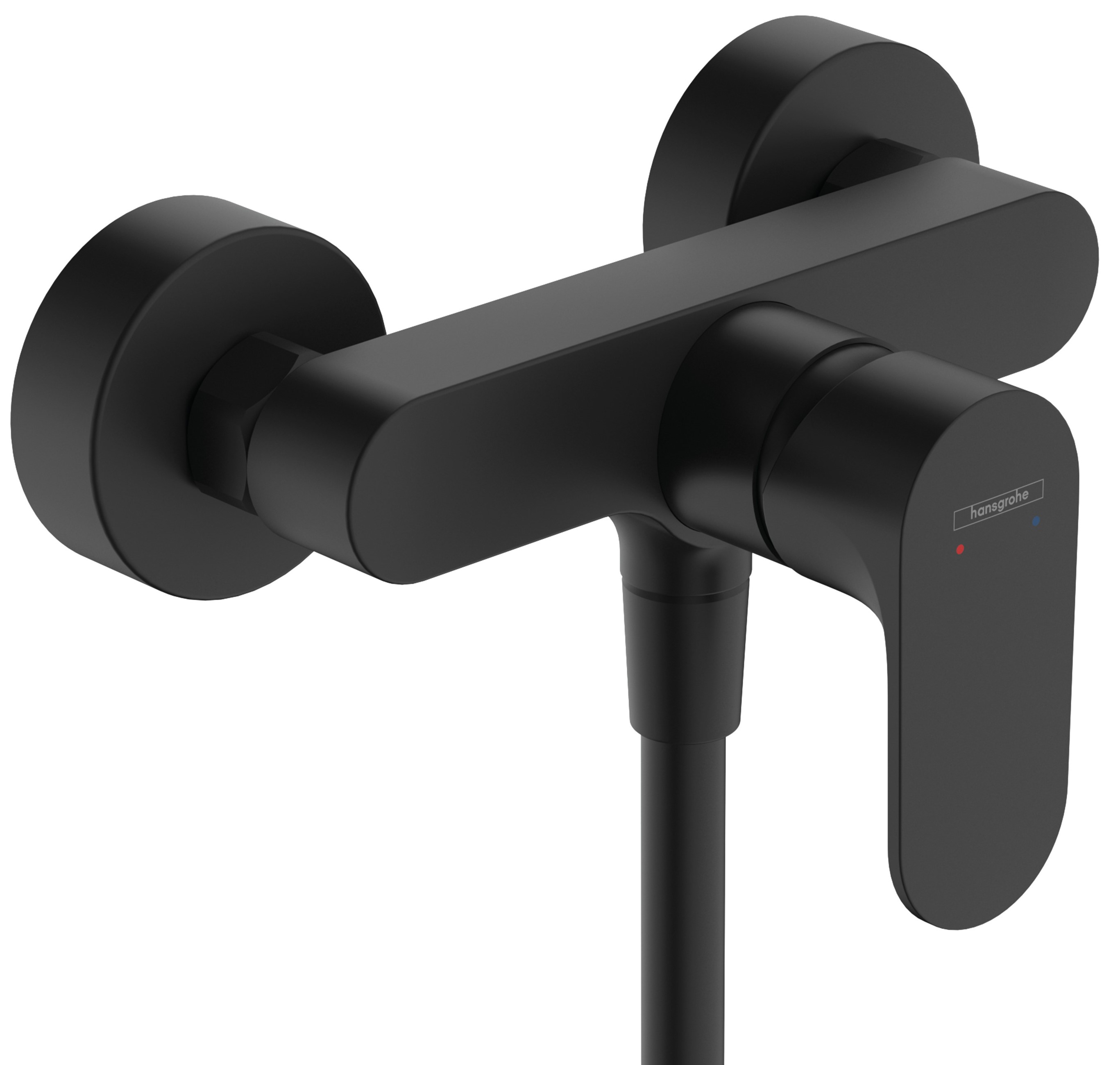 Hansgrohe Rebris S Duschbatterie Wandmontage schwarz 72643670