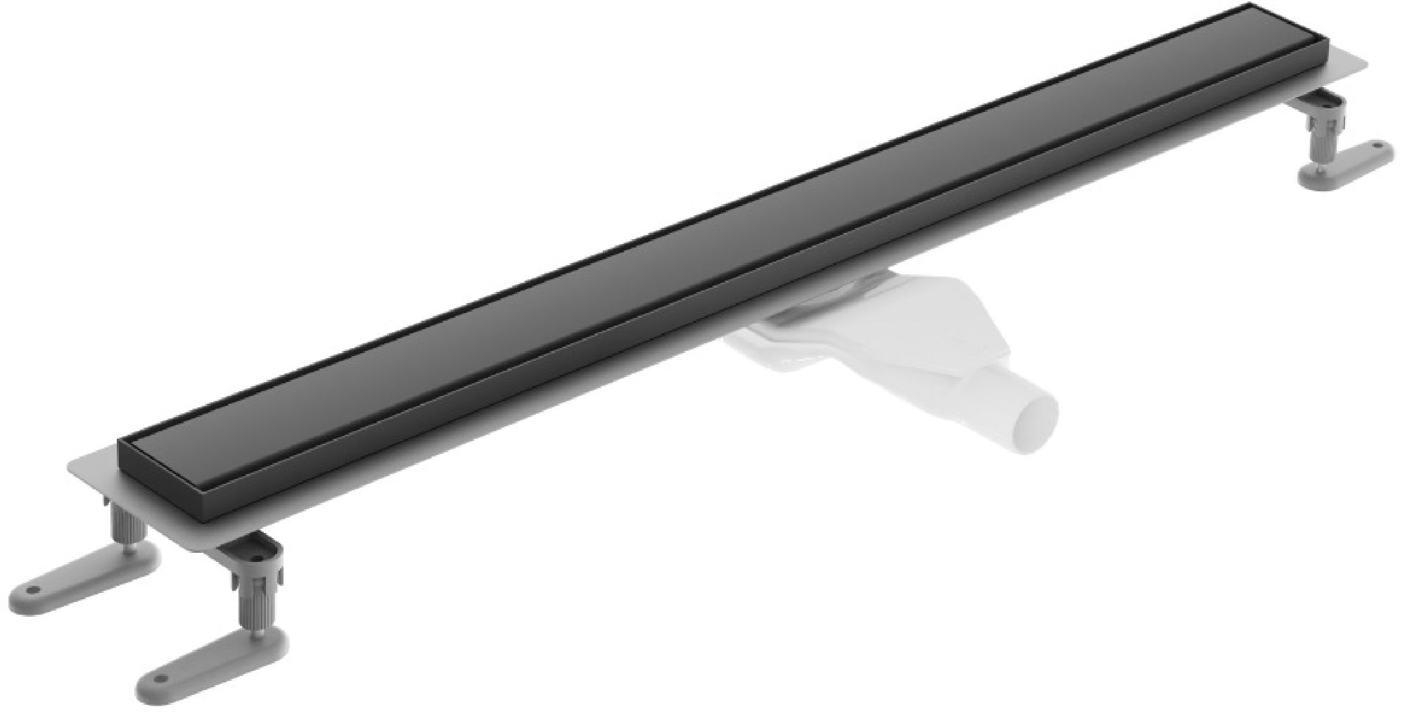 Excellent Stilio Linearablauf mit Rost 70 cm INEX.1515.700.R.BL