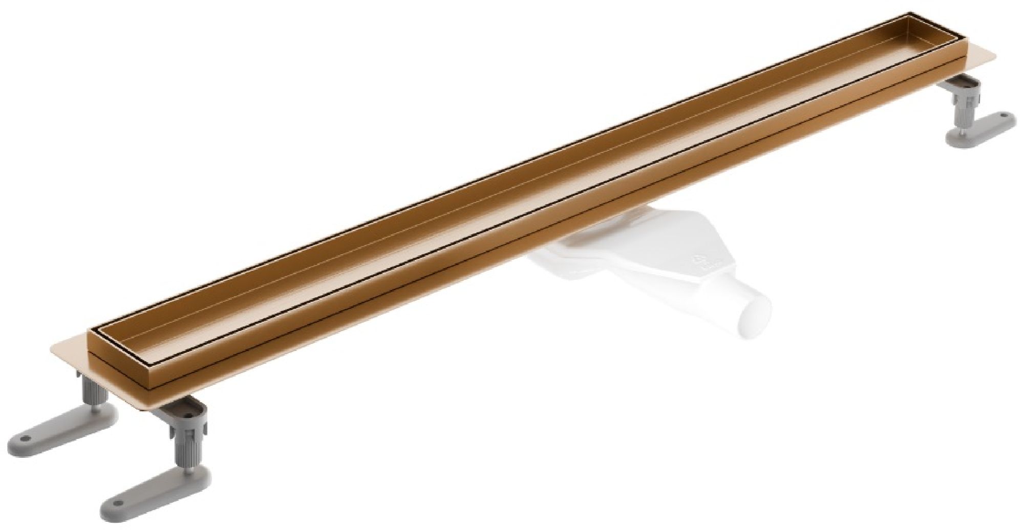 Excellent Stilio Linienablauf 70 cm kupferrot INEX.1515.700.P.CB