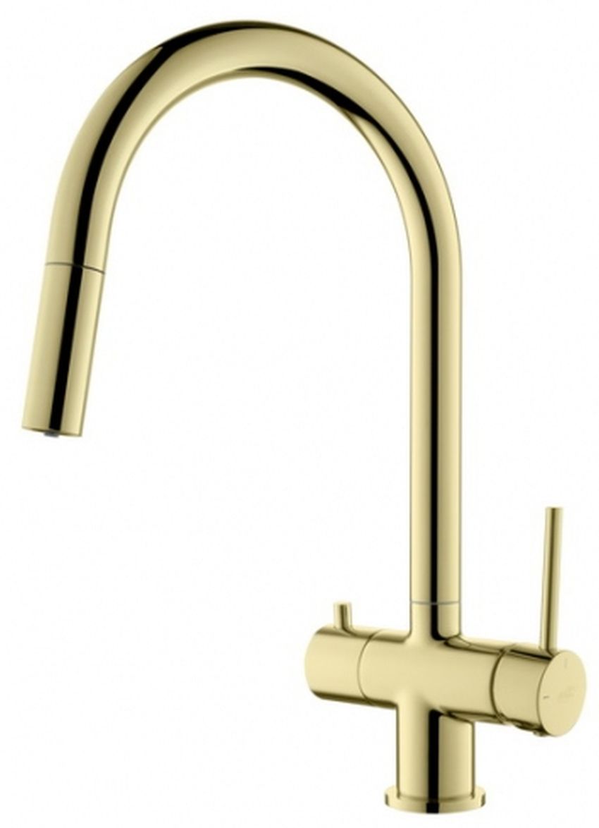 Blue Water Cyrus küchenarmatur stehend gold/altgold 5901730616637