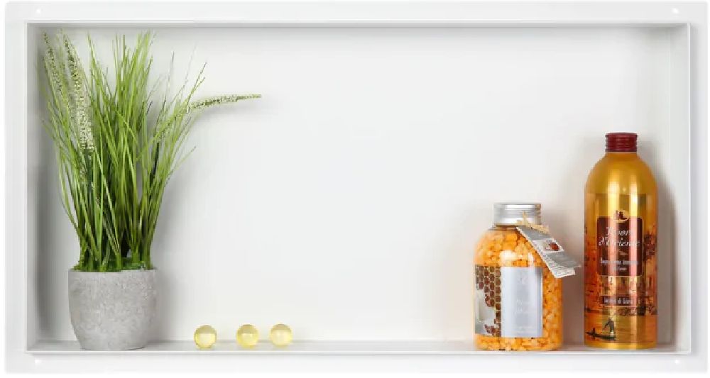 Balneo Wall-Box No Rim White Badezimmerregal 60 cm weiß OB-WH4-NR