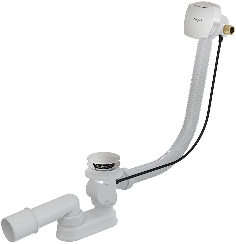 Besco Badewannensiphon chrom SMA-KKN