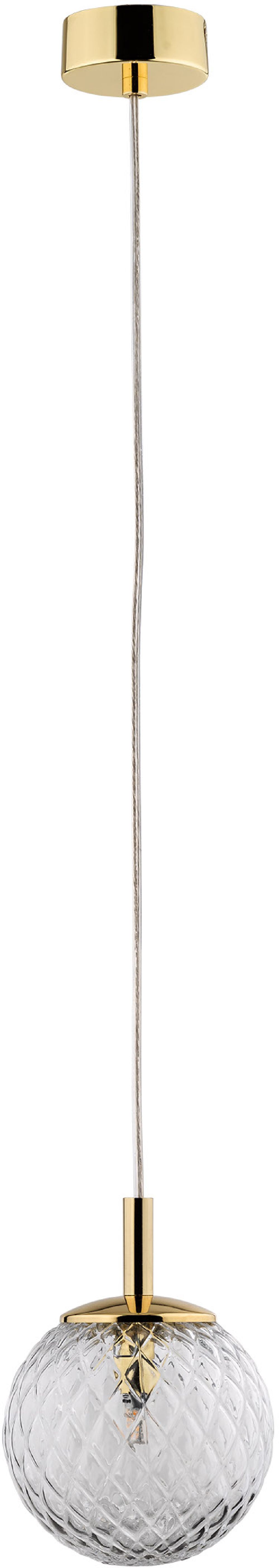 TK Lighting Cadix Pendelleuchte 1x8 W gold 759