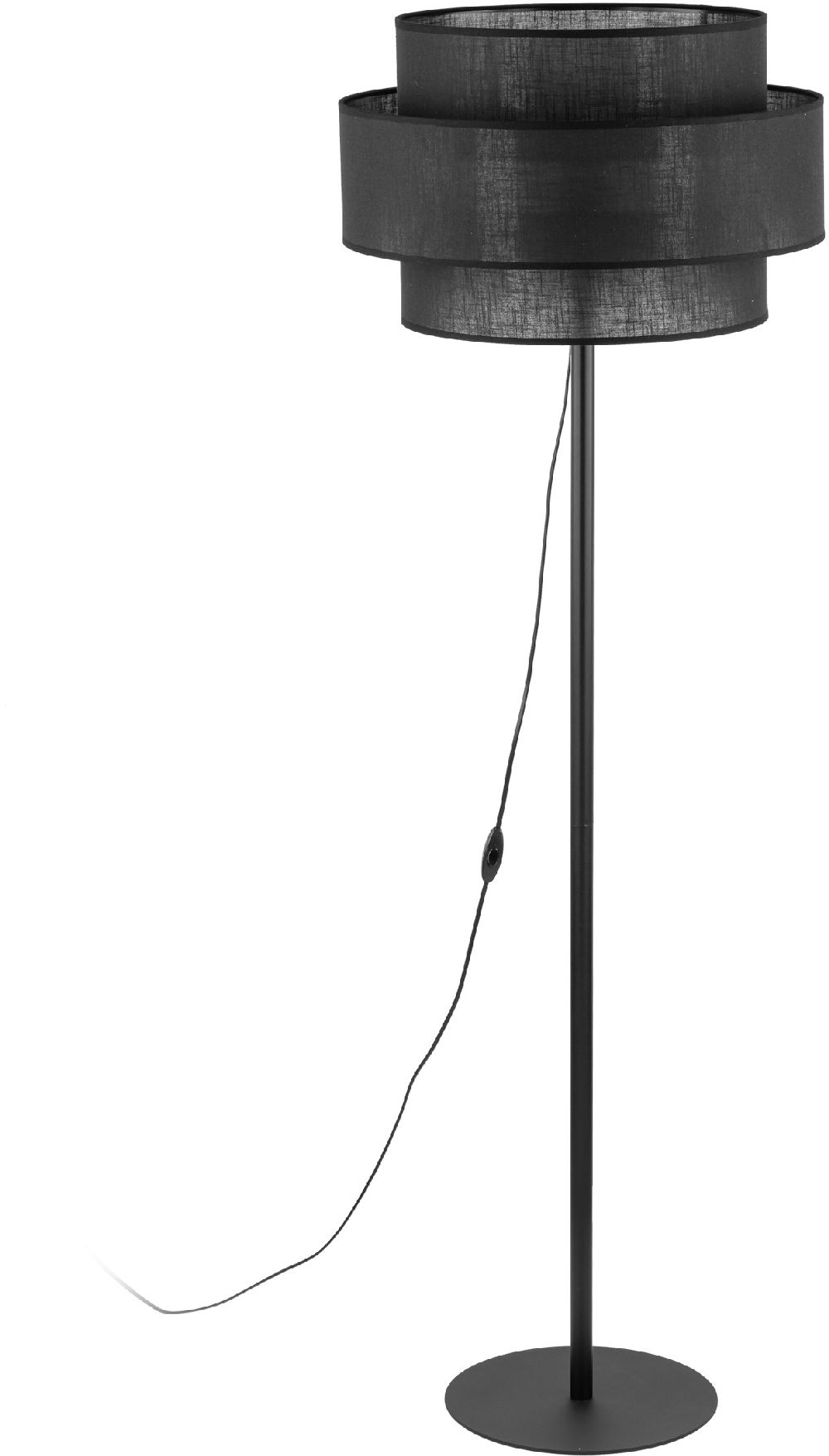 TK Lighting Calisto Stehlampe 1x15 W schwarz 5896