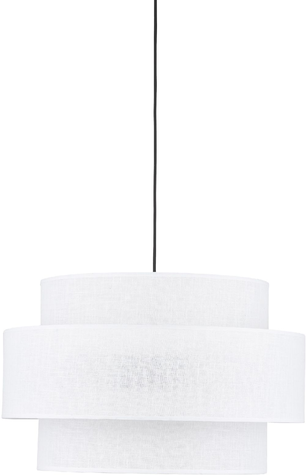 TK Lighting Calisto Pendelleuchte 3x15 W weiß 5363