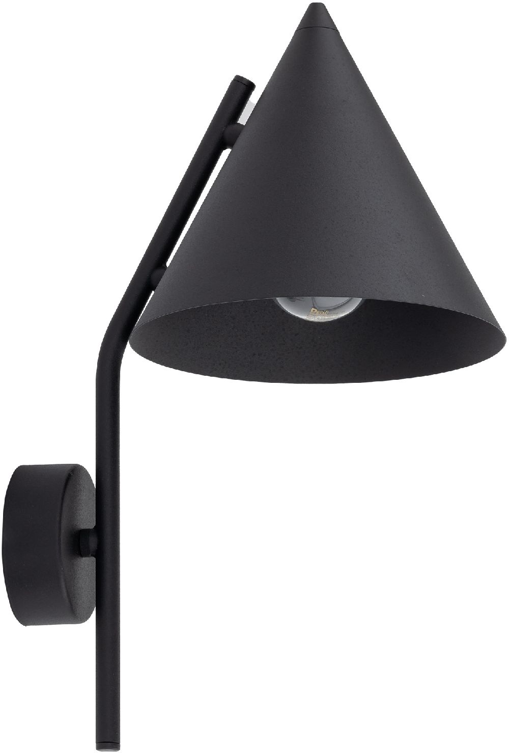 TK Lighting Cono Wandleuchte 1x15 W schwarz 10041
