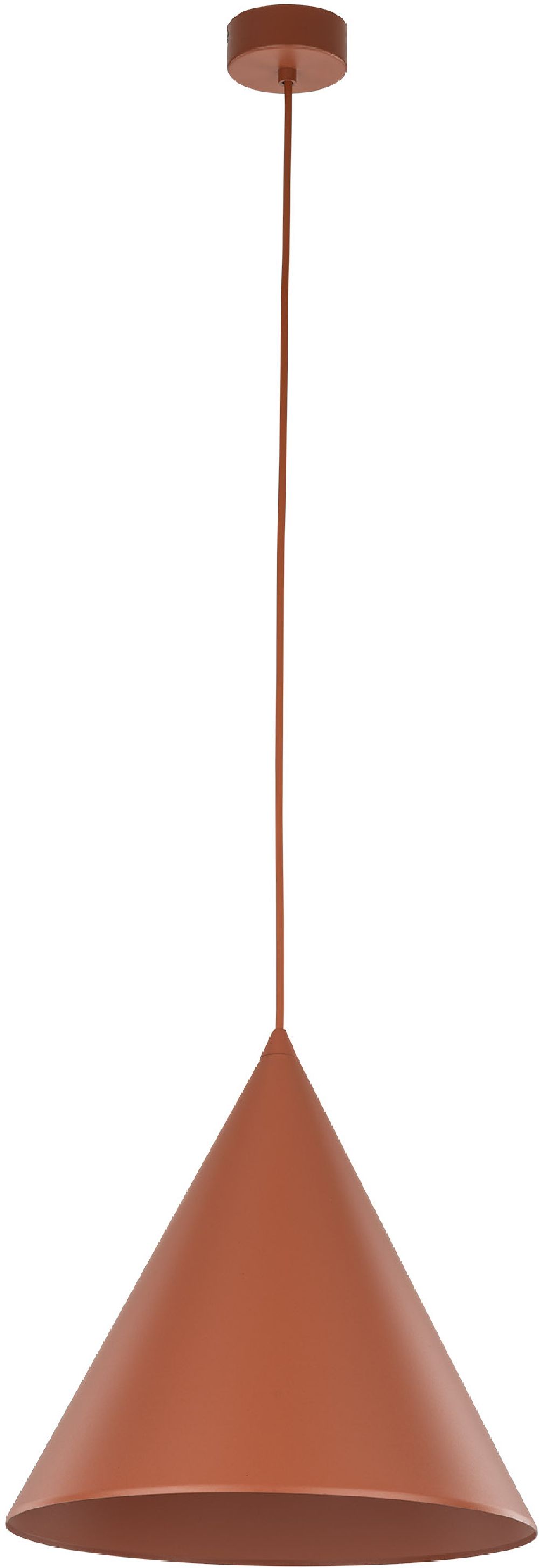 TK Lighting Cono Pendelleuchte 1x15 W braun 10076