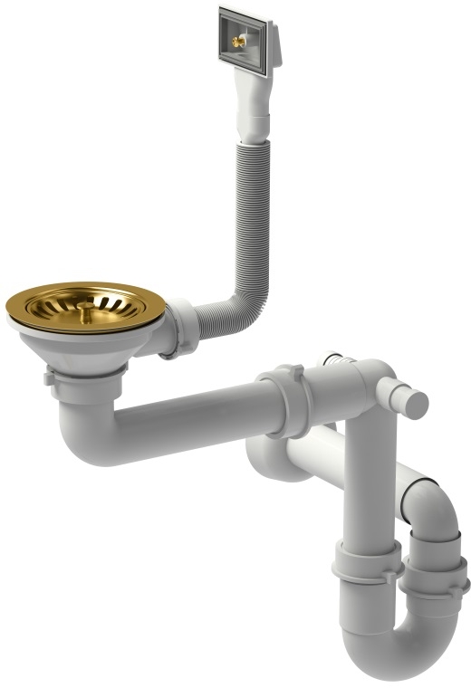 Quadron Save Space Siphon für Waschbecken M1SSS5