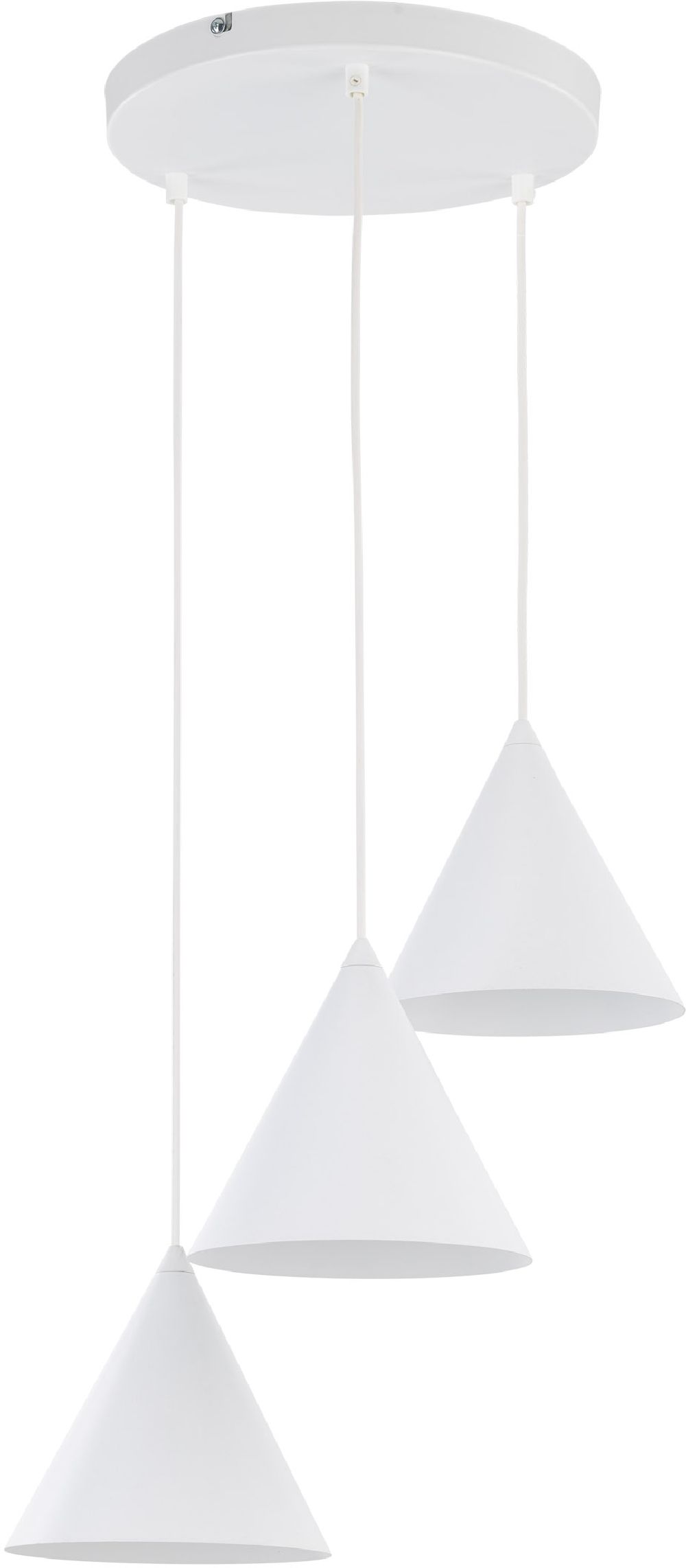 TK Lighting Cono Pendelleuchte 1x15 W weiß 10012