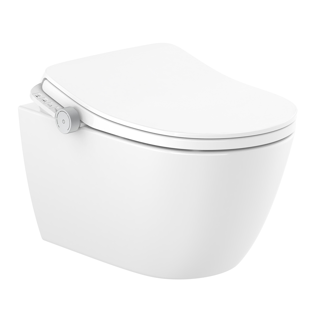 Roca Ona Dusch-WC hängend ohne Kragen weiß A80315FS01
