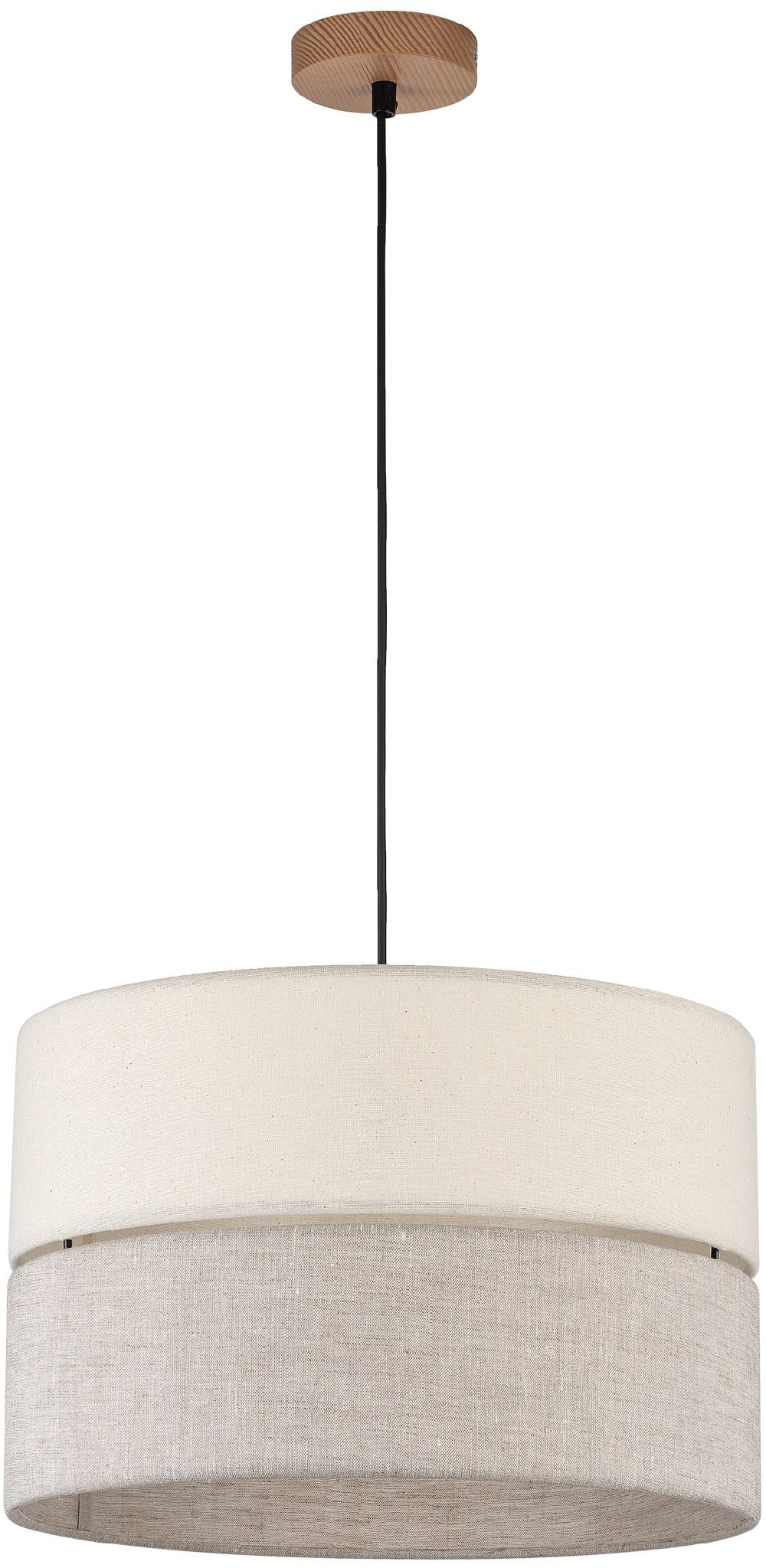 TK Lighting Eco Pendelleuchte 1x15 W beige 5772