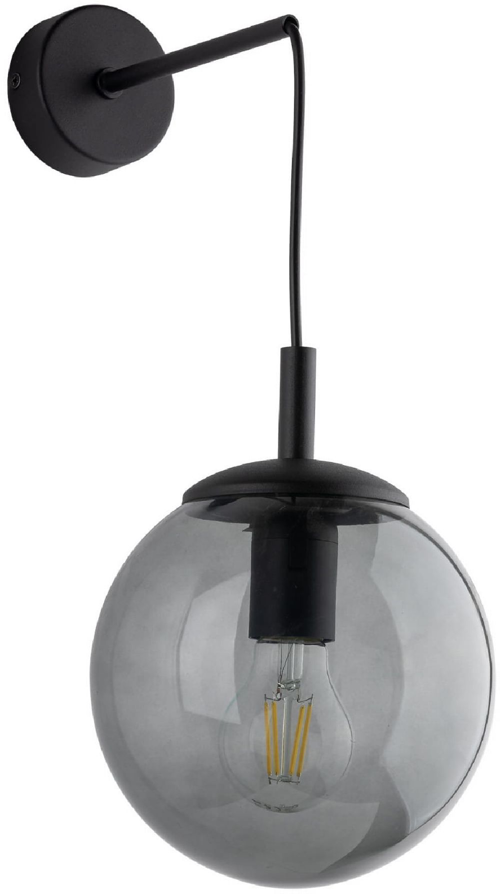 TK Lighting Esme Wandleuchte 1x15 W graphit 5386