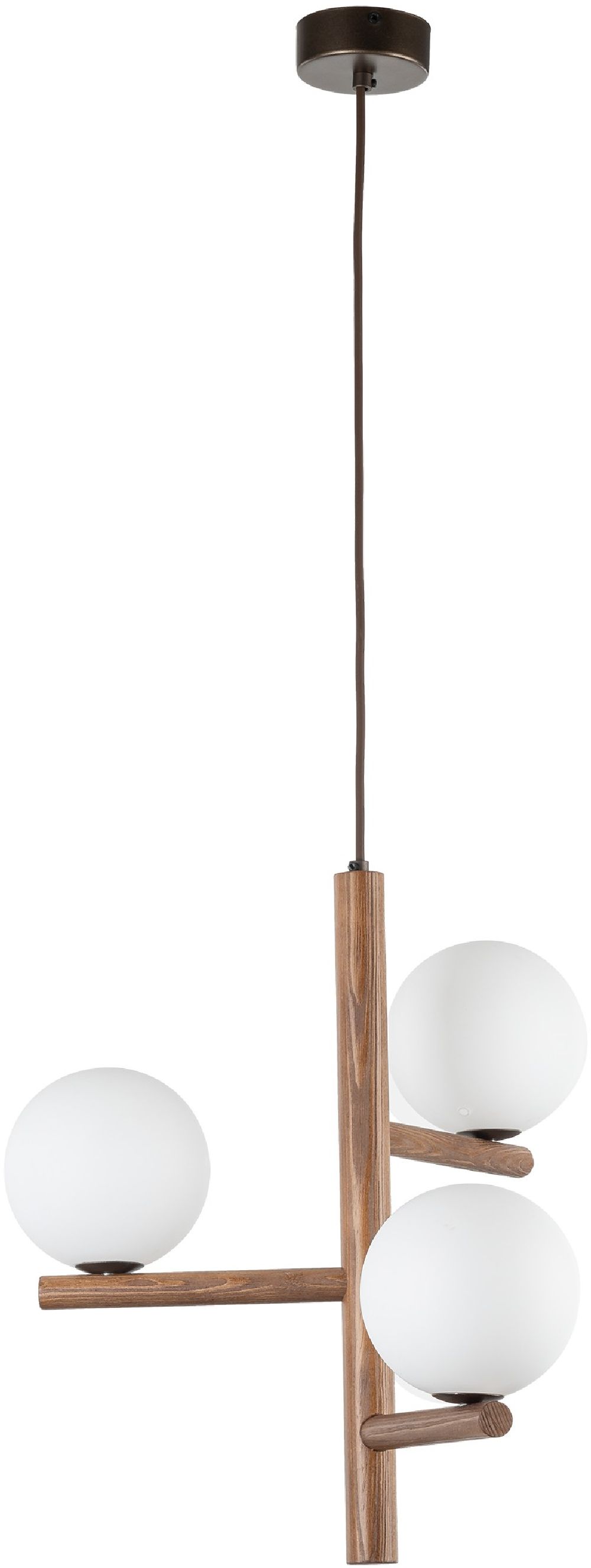 TK Lighting Estera Pendelleuchte 3x8 W holz 10271