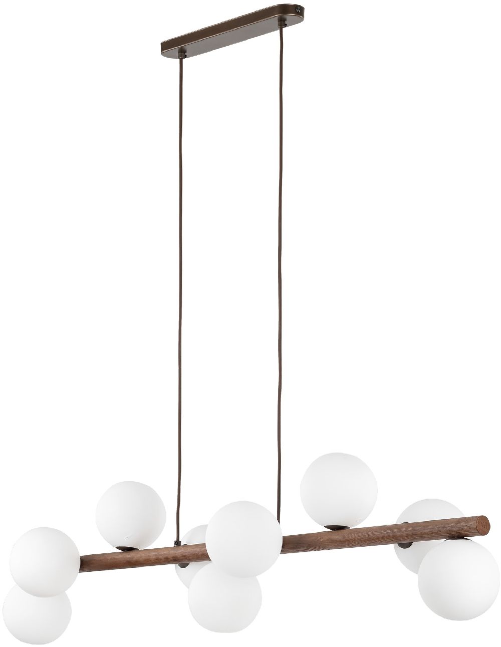 TK Lighting Estera Pendelleuchte x8 W holz 10273