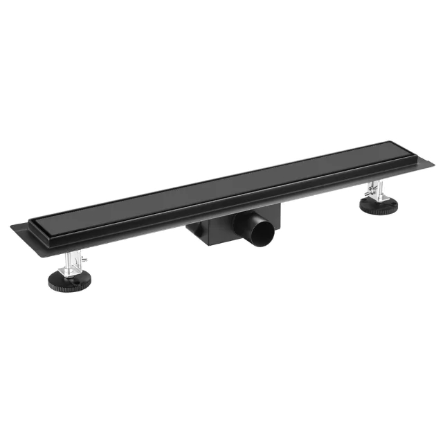 Balneo Duplex Next Black Linienablauf 110 cm schwarz BLK110N