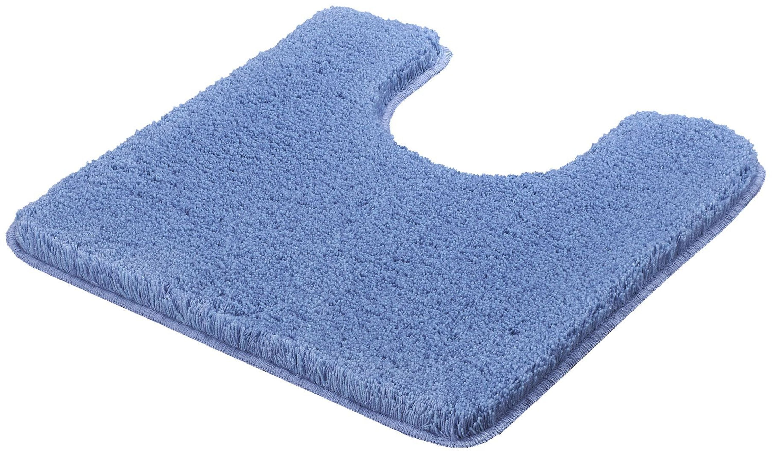 Kleine Wolke Relax Badezimmerteppich 55x55 cm WC-Vorleger blau 5405723129