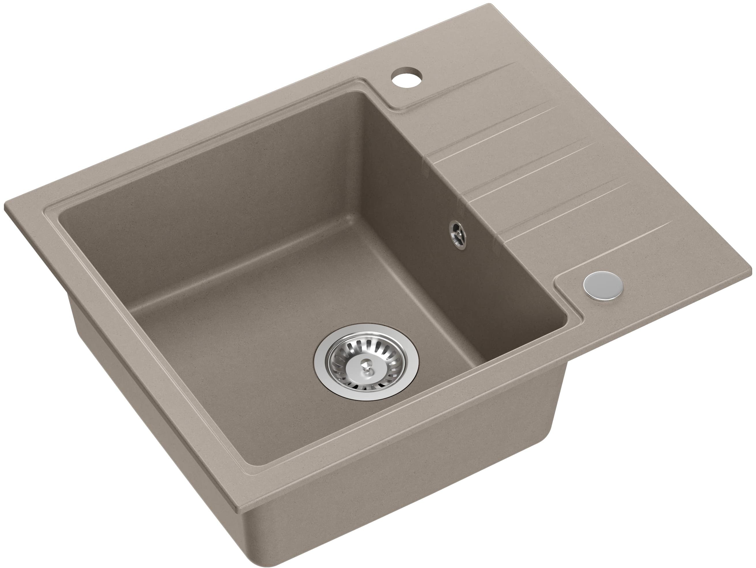 Quadron Peter GraniteQ-Spüle 62x50 cm beige HCQP6250ST