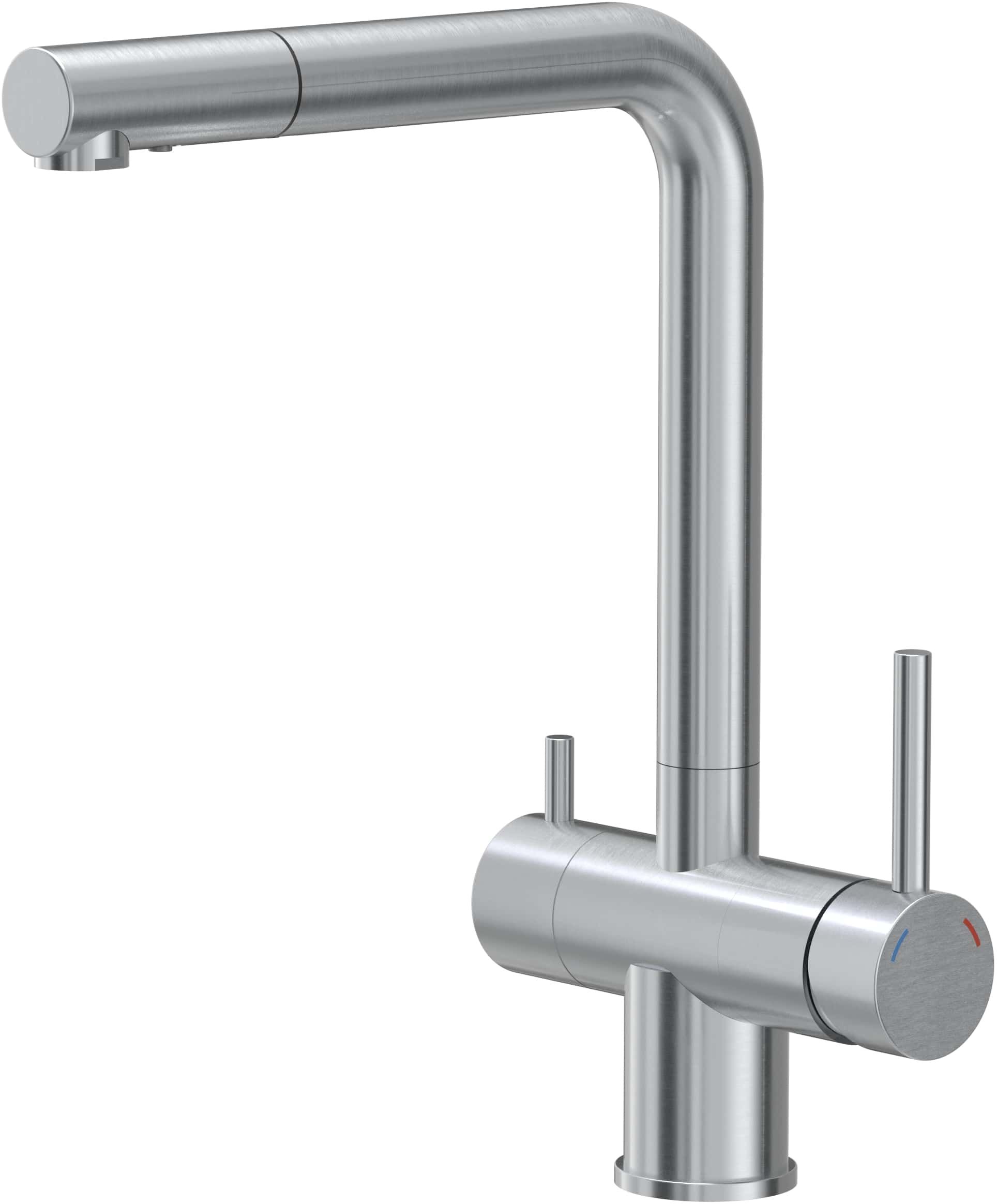 Quadron Ellen wasserhahn mit wasserfilter stehend edelstahl 3673512BS