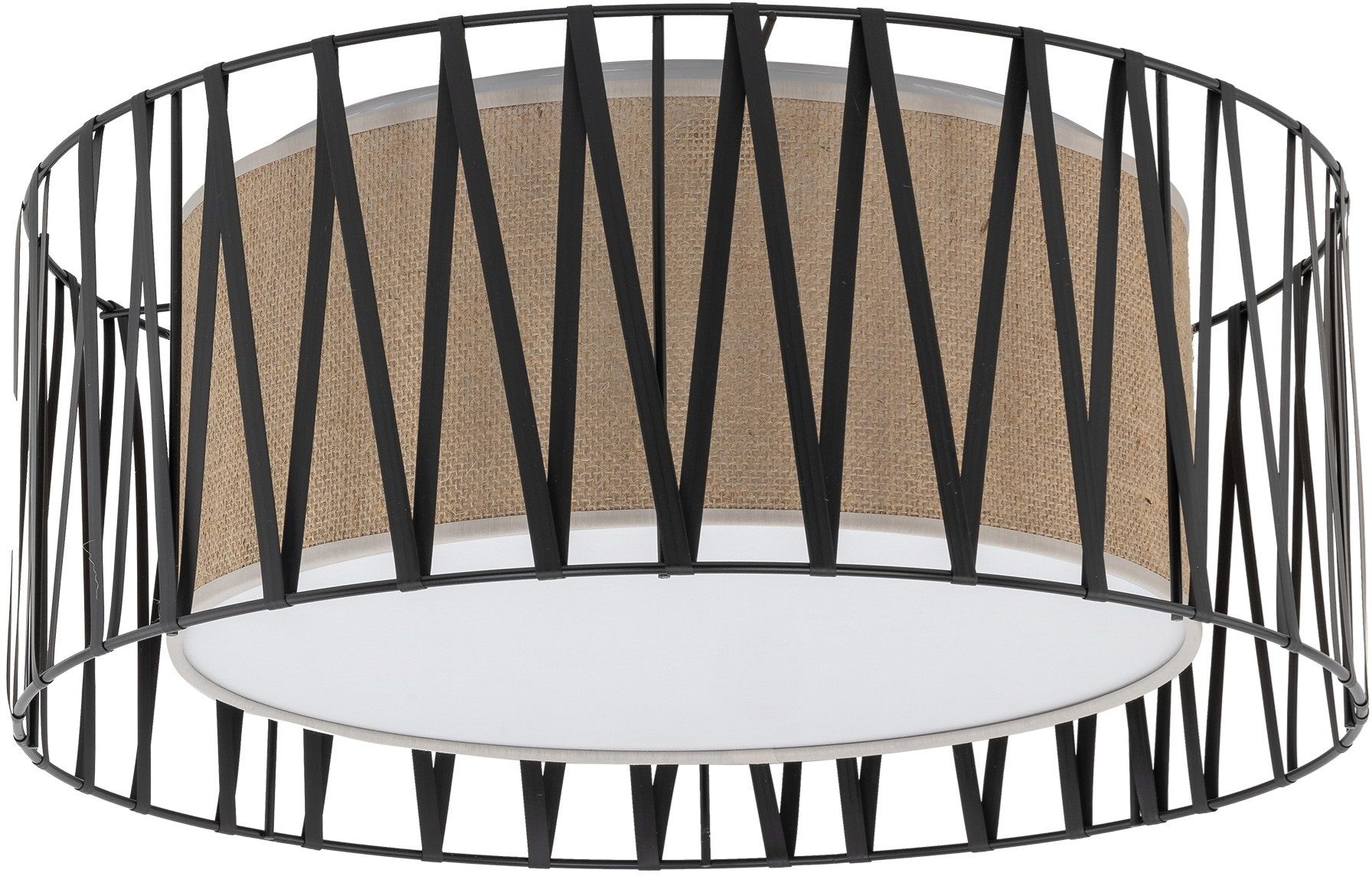 TK Lighting Harmony Decke 2x15 W schwarz 5940