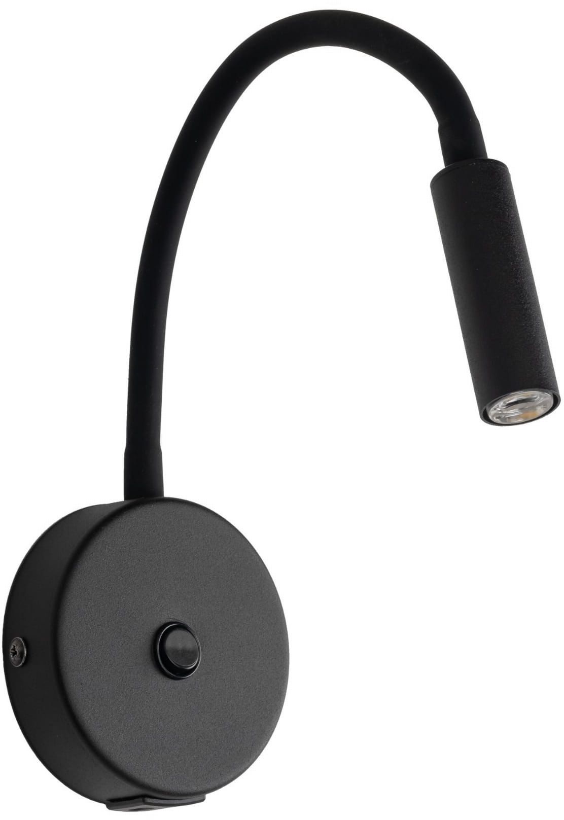 TK Lighting Lagos Wandleuchte 1x6 W schwarz 10200
