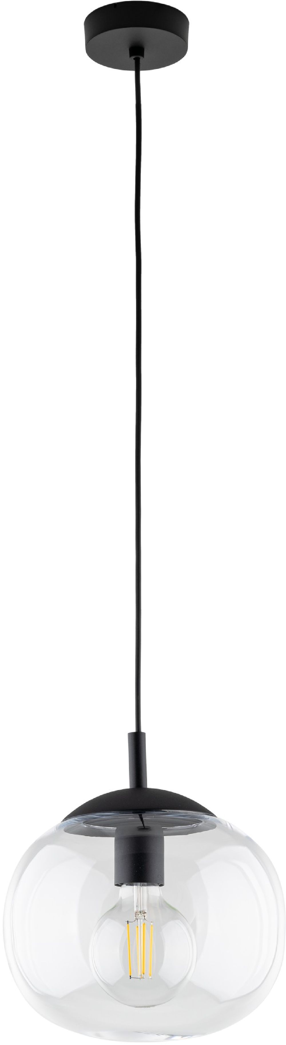 TK Lighting Vibe Pendelleuchte 1x15 W transparent 4818