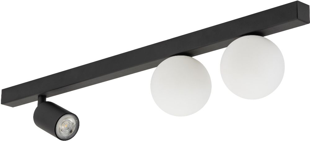 TK Lighting Vox Deckenlampe 3x10 W schwarz 10001