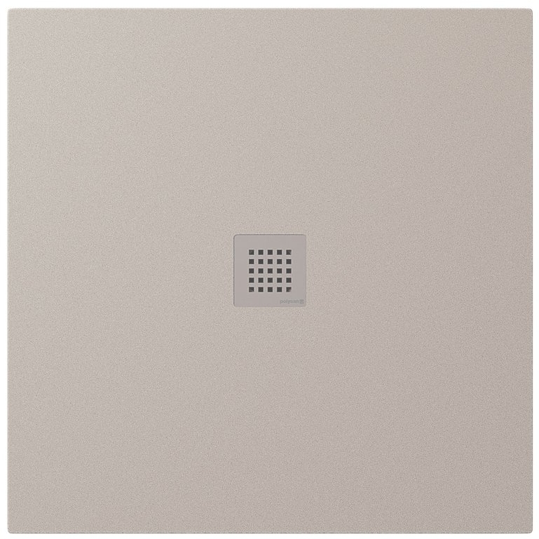 Polysan Treneca Quadratische Duschwanne 100x100 cm beige 84301.81