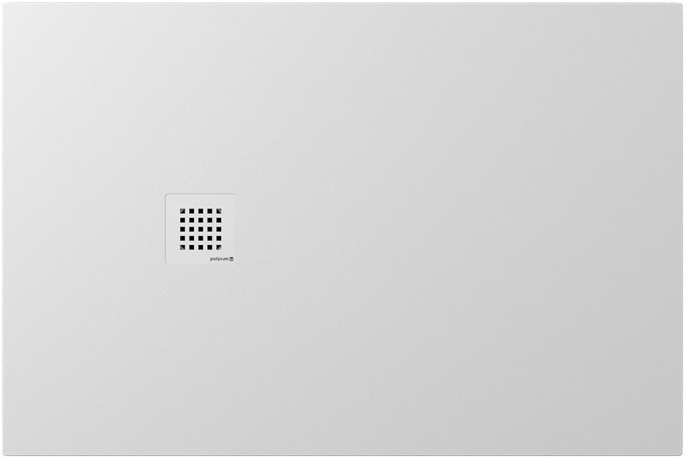 Polysan Treneca Rechteckige Duschwanne 130x80 cm weiß 84303.11