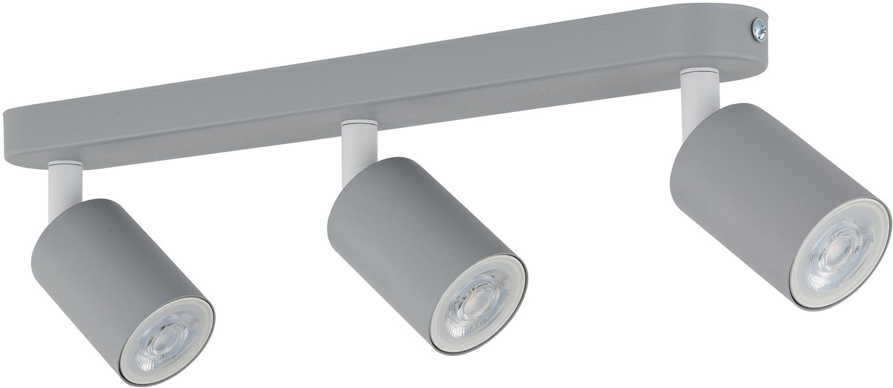 TK Lighting Livia Deckenlampe 3x10 W grau 10242