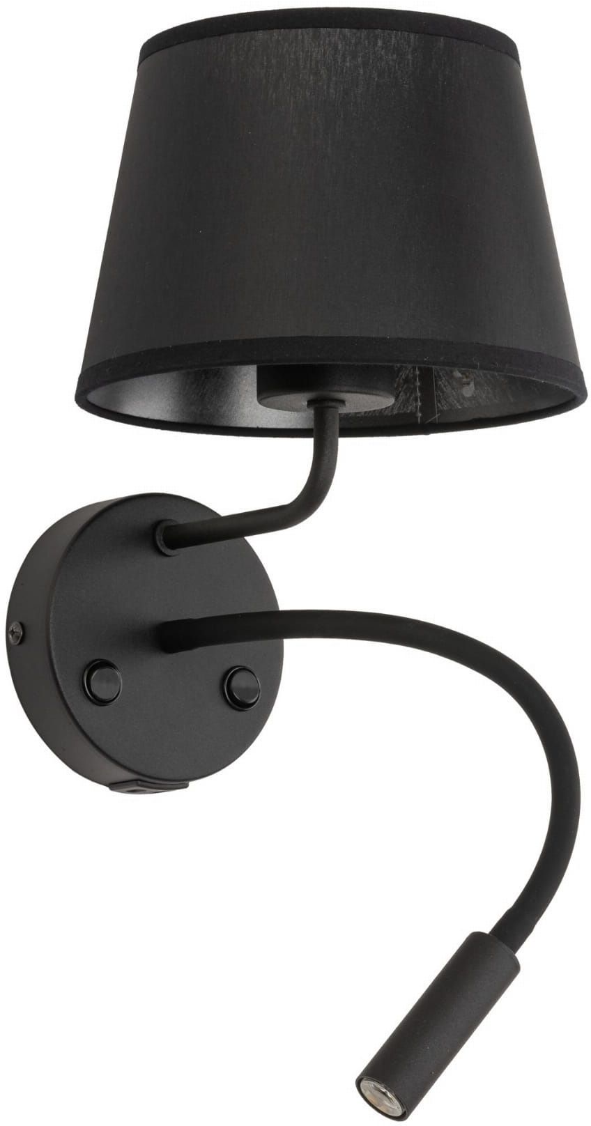 TK Lighting Maja Wandleuchte 2x15 W schwarz 10203