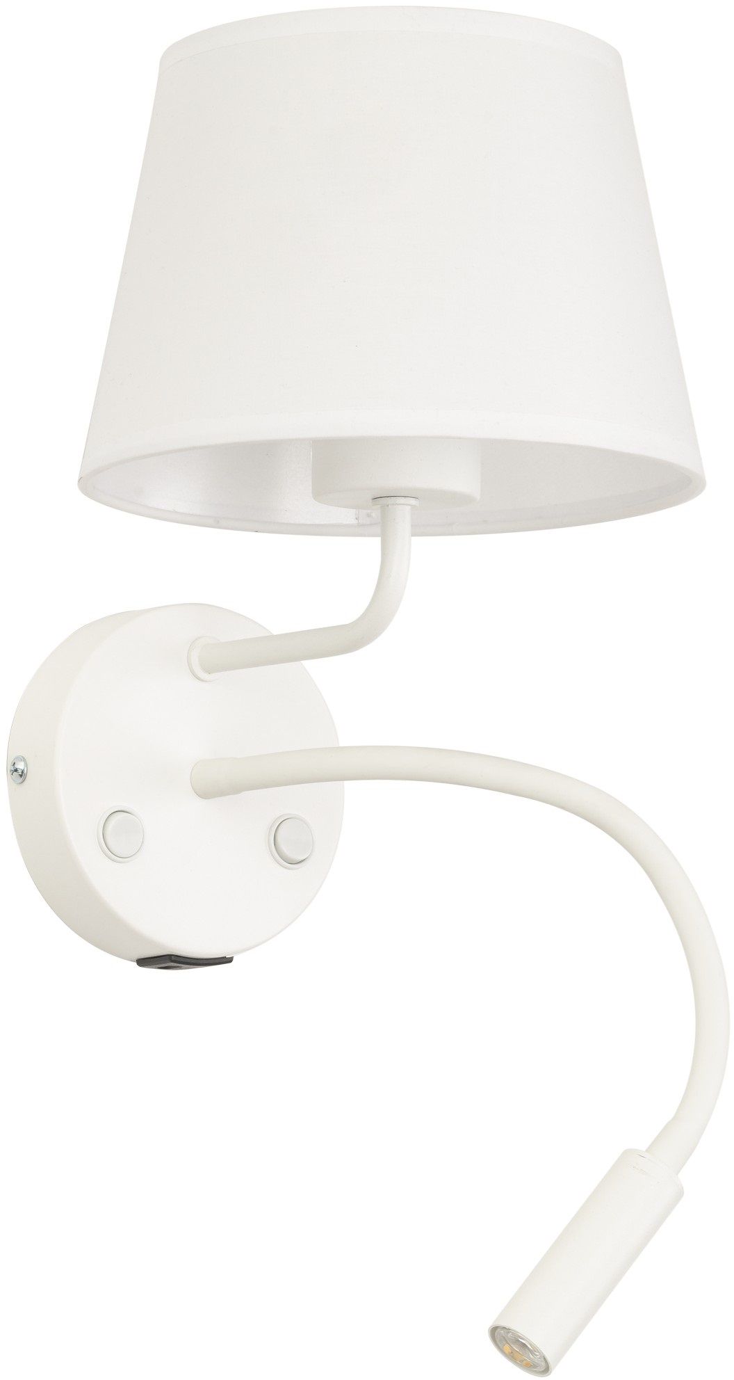 TK Lighting Maja Wandleuchte 2x15 W weiß 10204