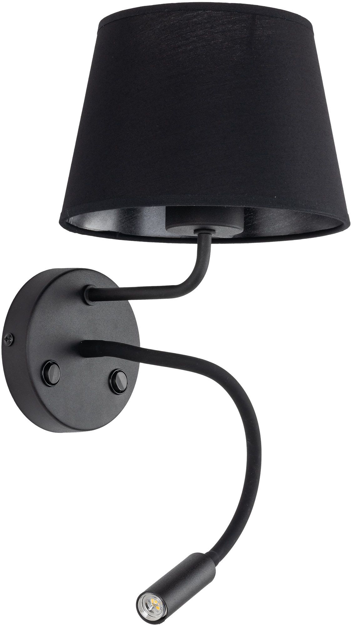 TK Lighting Maja Wandleuchte 2x15 W schwarz 10081